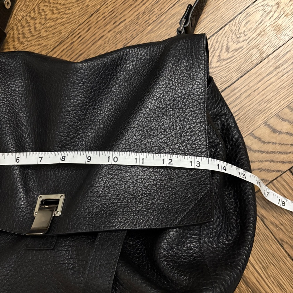 PROENZA SCHOULER Pebbled Calfskin Double Sided PS Courier Bag larger bag - Picture 16 of 16